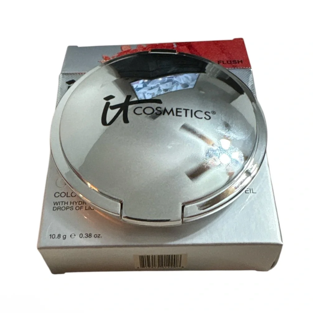 IT Cosmetics CC+Radiance Ombré Coral Flush Blush Discontinued NIB Protected film